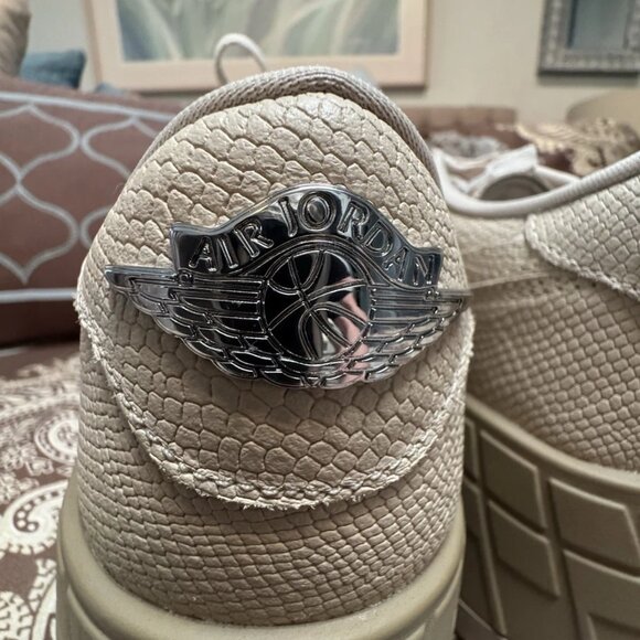 Air Jordan 1 Brooklyn Low Platform Desert Camo Rattan Boots - Women's Size 12 - Picture 11 of 16